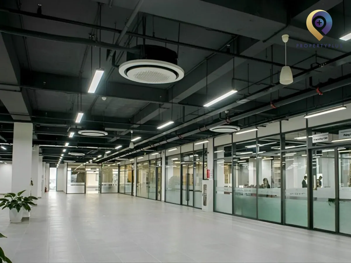 Không gian sảnh tầng 1 tòa nhà CDA Tam Trinh